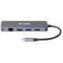 D-Link DUB-2334 5-in-1 USB-C Hub with Gigabit Ethernet and power delivery, 1* USB-C connector, 1* Gigabit Ethernet, 3* USB Type-